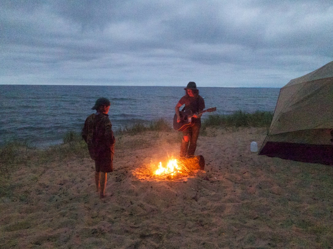 Camping on Lake Superior 